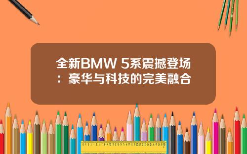 全新BMW 5系震撼登场：豪华与科技的完美融合