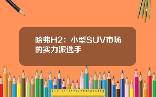 哈弗H2：小型SUV市场的实力派选手