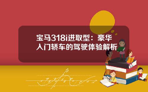 宝马318i进取型：豪华入门轿车的驾驶体验解析