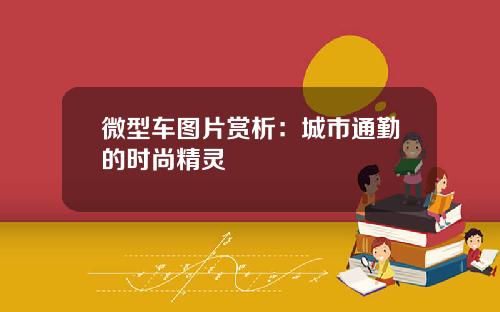 微型车图片赏析：城市通勤的时尚精灵