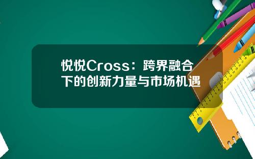 悦悦Cross：跨界融合下的创新力量与市场机遇