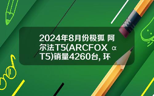 2024年8月份极狐 阿尔法T5(ARCFOX αT5)销量4260台, 环比下降9.13%